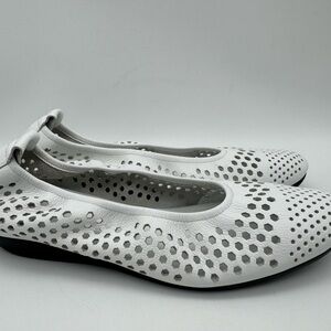 Arche Onakho ballerinas plain white leather Women's Size EU 40 / 9 US